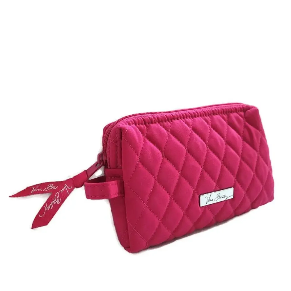 Vera Bradley Women's Pink Quilted Mini Clutch Bag